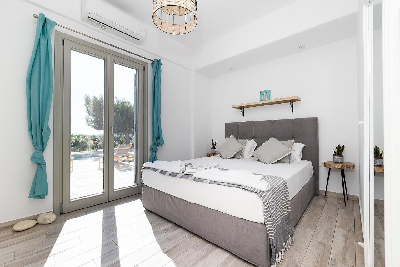 White Pearl Villa Naxos With Private Swimming Pool Naxos City Экстерьер фото