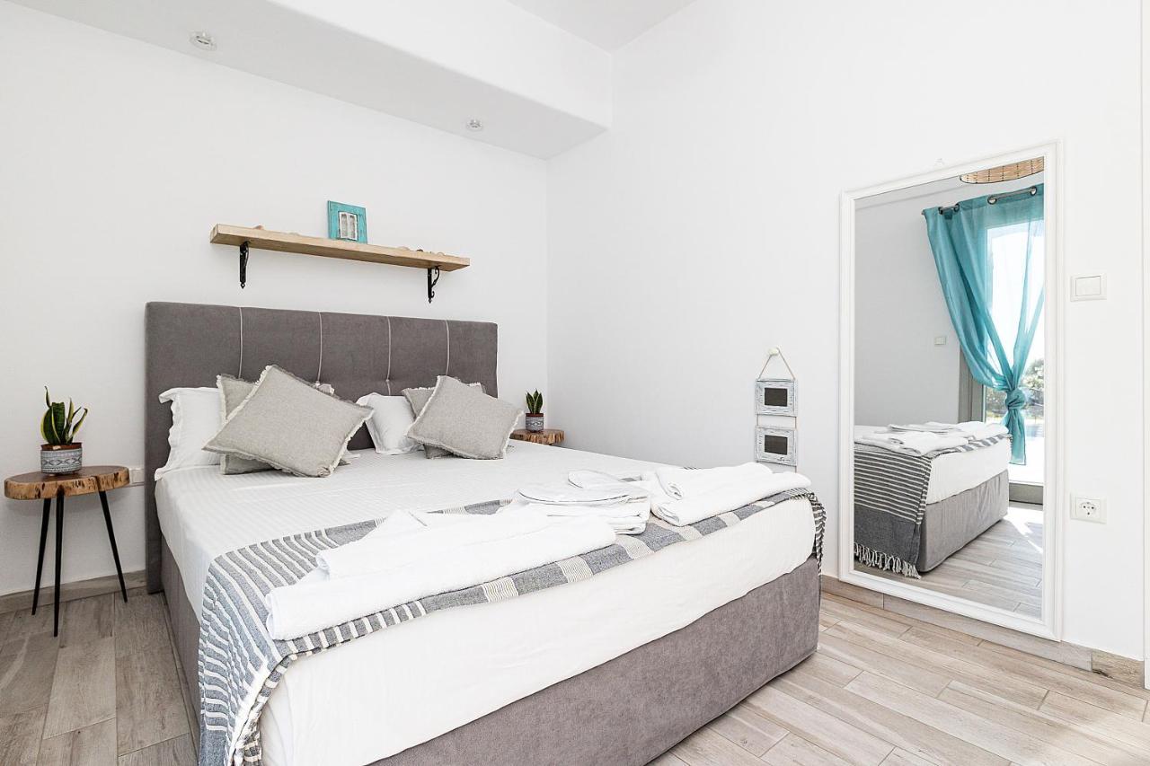 White Pearl Villa Naxos With Private Swimming Pool Naxos City Экстерьер фото